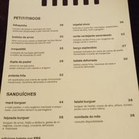 Cardápio [foto de julho/2025] at Vegan Ti Burguer  in Rio De Janeiro