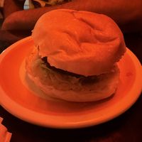 Falafel burger  at Vegan Ti Burguer  in Rio De Janeiro
