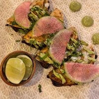 Barbacoa style mushroom tacos at Mezcal & Sal in Puerto Vallarta