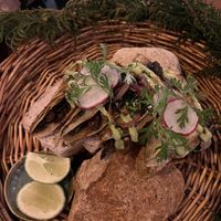 Barbacoa mushroom tacos  at Mezcal & Sal in Puerto Vallarta