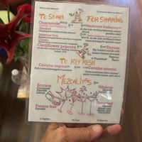 Check out the vegan options in this extra menu of theirs!!!  at Mezcal & Sal in Puerto Vallarta