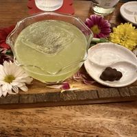 My drink with the substitute dark chocolate instead of white chocolatee  at Mezcal & Sal in Puerto Vallarta