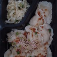 "Vegan russian" pierogi - i expected more, decent but not great at Pod Przykrywką in Wroclaw
