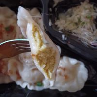 "Vegan russian" inside. They looked more yellowish inside than in the pic at Pod Przykrywką in Wroclaw