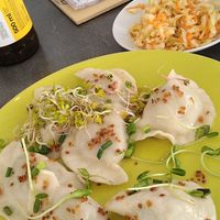 Pierogi gant brokoli at Pod Przykrywką in Wroclaw