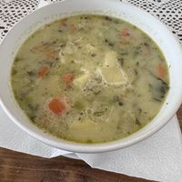 Pickled cucumber soup   at Pod Przykrywką in Wroclaw