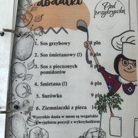 Menu  at Pod Przykrywką in Wroclaw