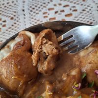 Baked beans version at Pod Przykrywką in Wroclaw