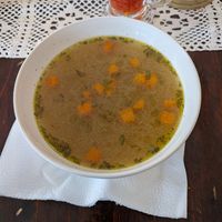 Small garlic soup without croutons: 4/5 at Pod Przykrywką in Wroclaw