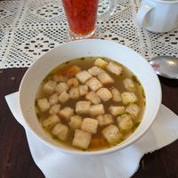 Small garlic soup with croutons: 5/5 at Pod Przykrywką in Wroclaw