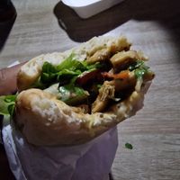 Chicken gyros at FED BY NATURE in Limassol