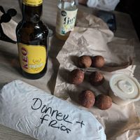 Falafel and hummus at FED BY NATURE in Limassol