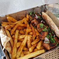 Sheftalies platter at FED BY NATURE in Limassol