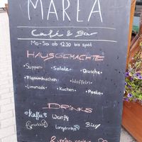 Board at Marea in Rostock