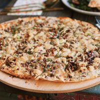 Flammkuchen Klassik vegan  at Marea in Rostock