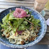Pasta mit Cashew-Spinat Sauce (aus der Wochenkarte)  at Marea in Rostock
