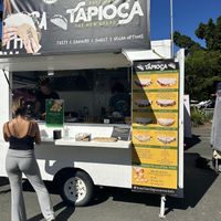Food truck. $17 dollar vegan option    at Brazilian Tapioca in Noosaville