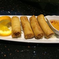 Spring Rolls at De Siam Thai Restaurant in Whitby