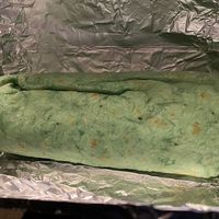 Vegan Burrito at Salsas Taco Bar in Santa Cruz