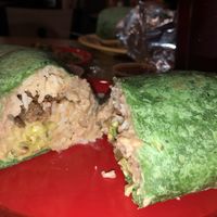 Vegan burrito !!! at Salsas Taco Bar in Santa Cruz