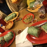 All the goods  at Salsas Taco Bar in Santa Cruz