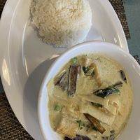 Green Curry with Tofu  at Mint Thai Cuisine in Punta Gorda