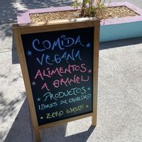 Zero waste bulk goods  at Planeta Veggie in La Paz