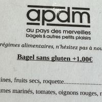 Options  at Au Pays des Merveilles in Brussels