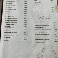 Menu  at Linda Chirico Ofelè in Porto Ceresio