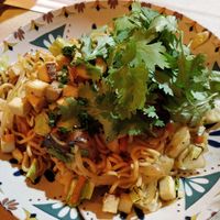 Nouilles sautées veganes at Senpan in A Coruna