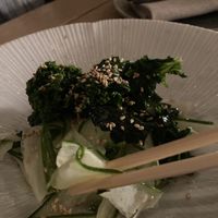 Cucumber kale salad  at CanoeHouse in Waimea