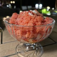 They made me a vegan panna cotta    at CanoeHouse in Waimea