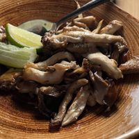 Crispy maitake mushrooms  at CanoeHouse in Waimea