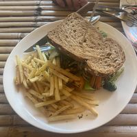 Vegan Veggie-Sandwich   at The Angels in Koh Lanta