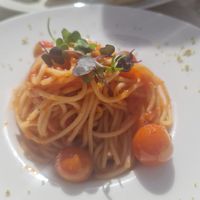 Spaghetti at Semsa Beach in Calpe
