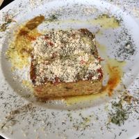 Moussakka- delicious  at Crucina Restaurante in Madrid