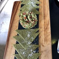 “Nachos” —> very good!! at Crucina Restaurante in Madrid