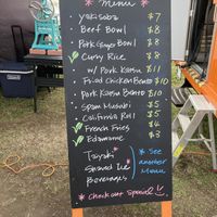 Marked vegan options plus Yakisoba  at O'z Kitchen in Kealakekua