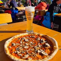 Funghi without cheese at Luis Alm in Saalbach