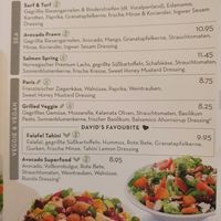 Karte T1 #Veganuary at Dean & David - Lister Meile in Hannover