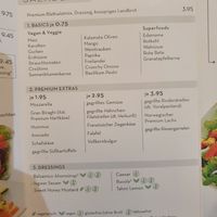 Karte T2 #Veganuary at Dean & David - Lister Meile in Hannover