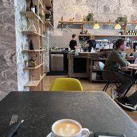   at La Boheme Cafe in Prague