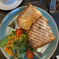 Grilled Cheese sandwich  at La Boheme Cafe in Prague