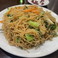 Rice noodles with veggies  at Shi Shan Xuan in Mallorca