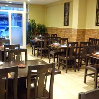 Inside near the entrance. On the back there are many more tables and even a big round one  at Shi Shan Xuan in Mallorca