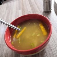 Soup of the say at Govinda Lila in Cusco