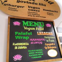 Menu 10 soles at Govinda Lila in Cusco