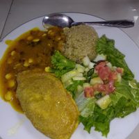 Set lunch main. Spinach empanada :) at Govinda Lila in Cusco