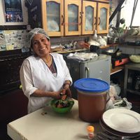 Wonderful chef, manager and bottle washer—Govinda Lila at Govinda Lila in Cusco