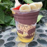 Açai with strawberry & banana #Veganuary at Oakberry in Noosa Heads